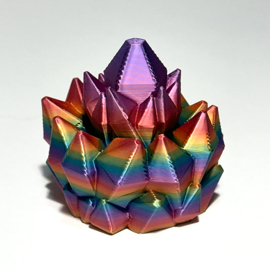 Crystal Fidget Spinner - 3D Printed Articulating Figure