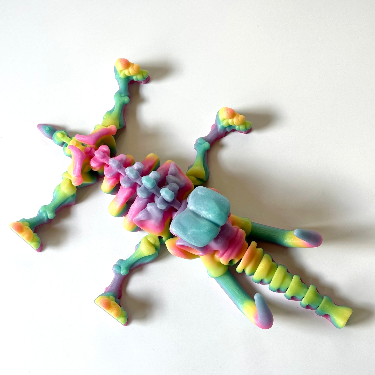 Giant Flexi Skeleton Mammoth - 3D Printed Articulating Figure