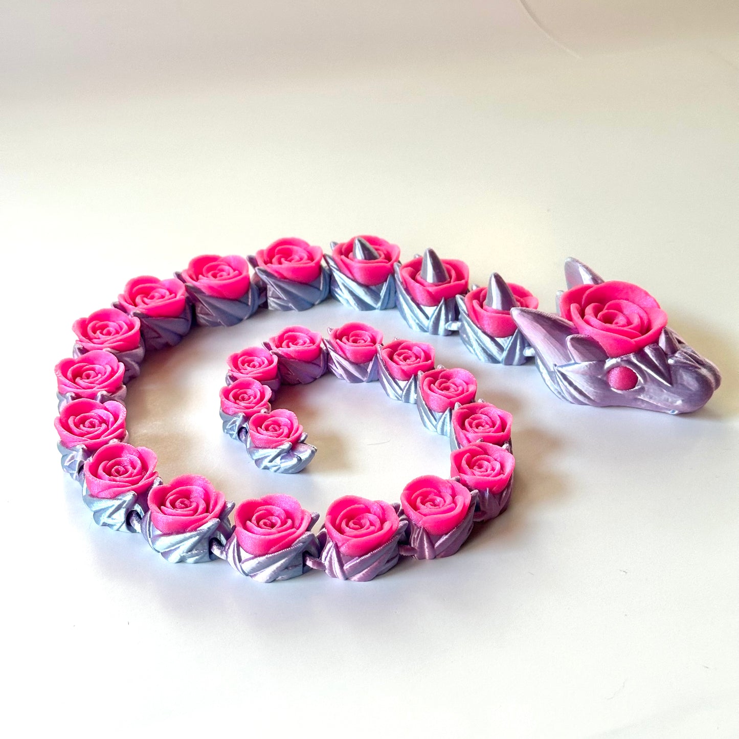Large Rose Snake - 3D Printed Figurine