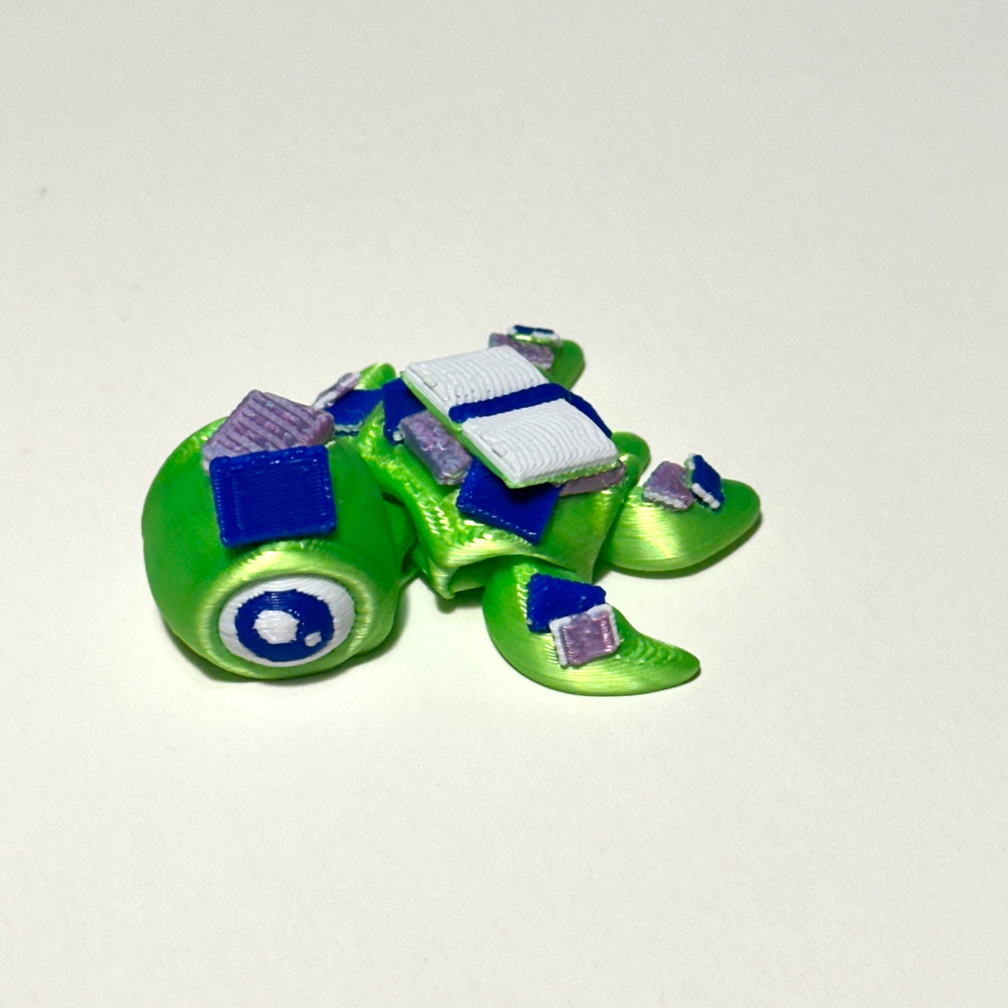 Mini Book Turtle - 3D Printed Articulating FIgure