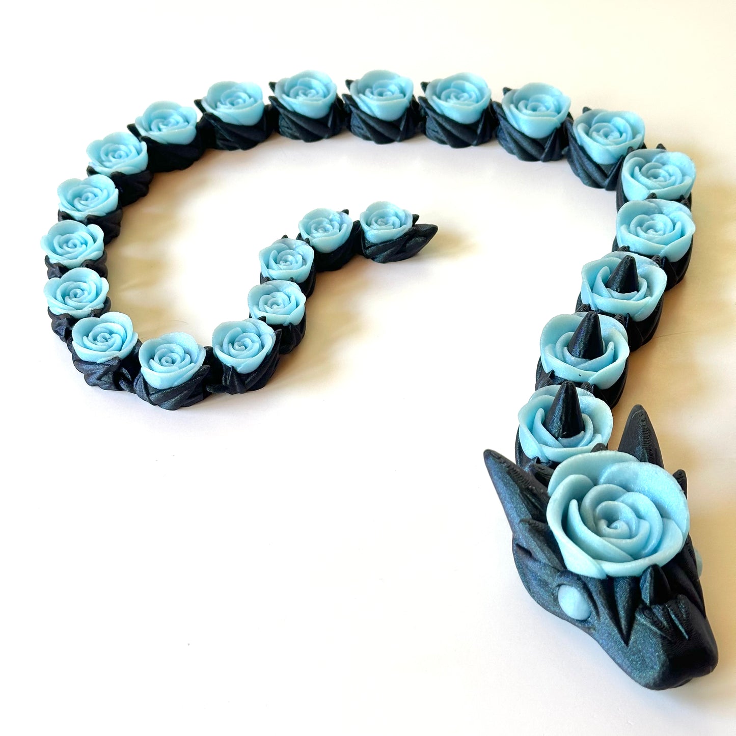 Large Rose Snake - 3D Printed Figurine