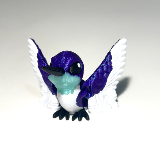 Flexi Hummingbird - 3D Printed Articulating Figure