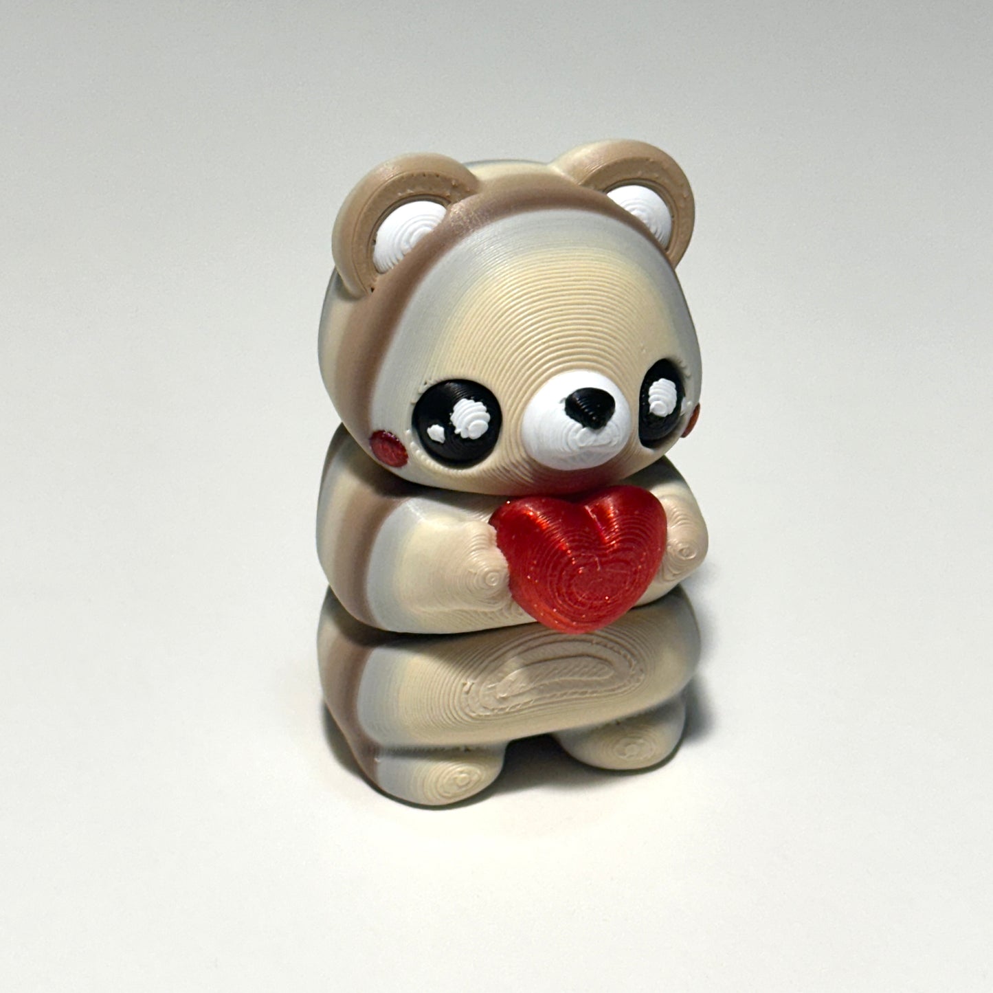 Flexi Valentine Bear - 3D Printed Articulating Figure