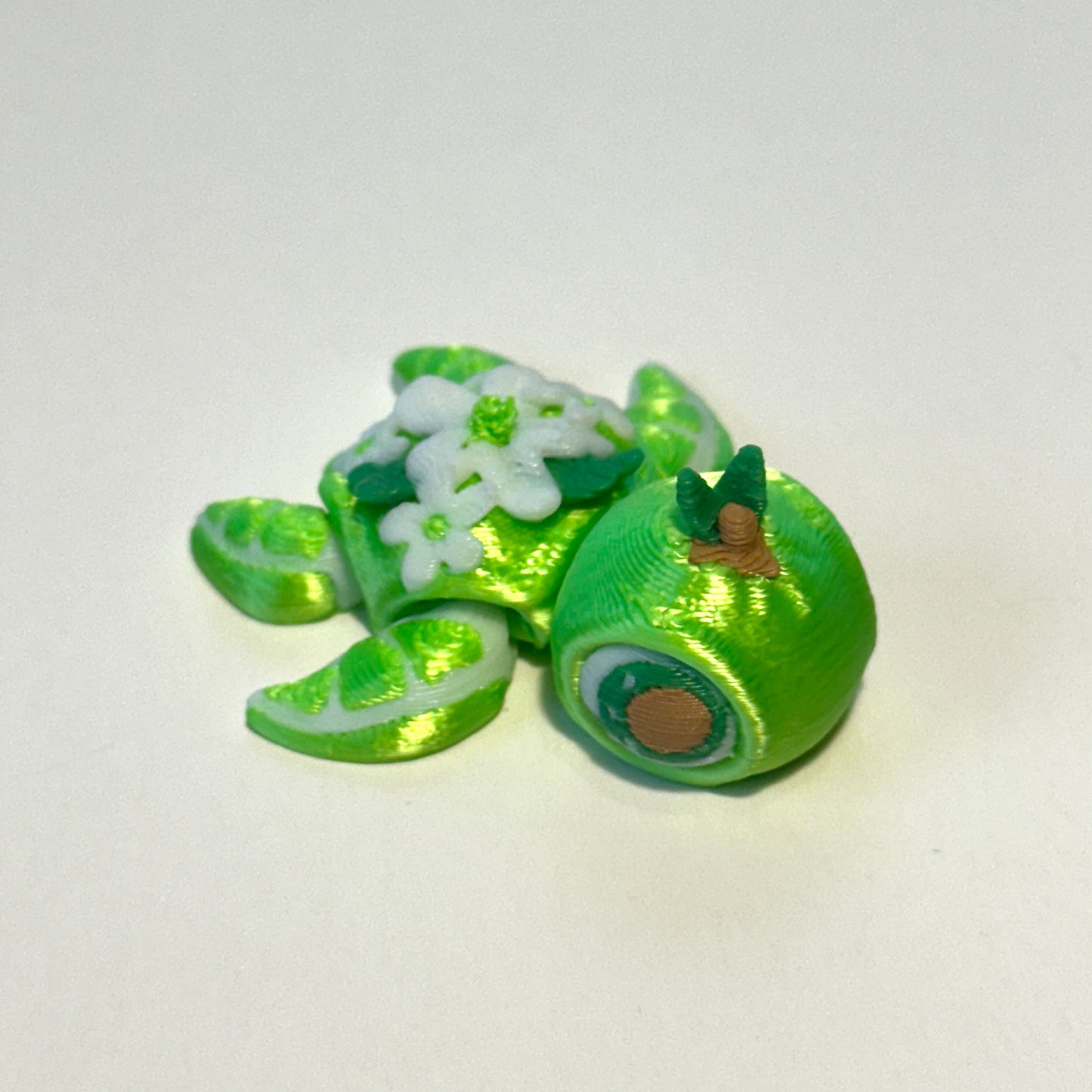 Fruit Blossom Turtle - 3D Printed Articulating Figure