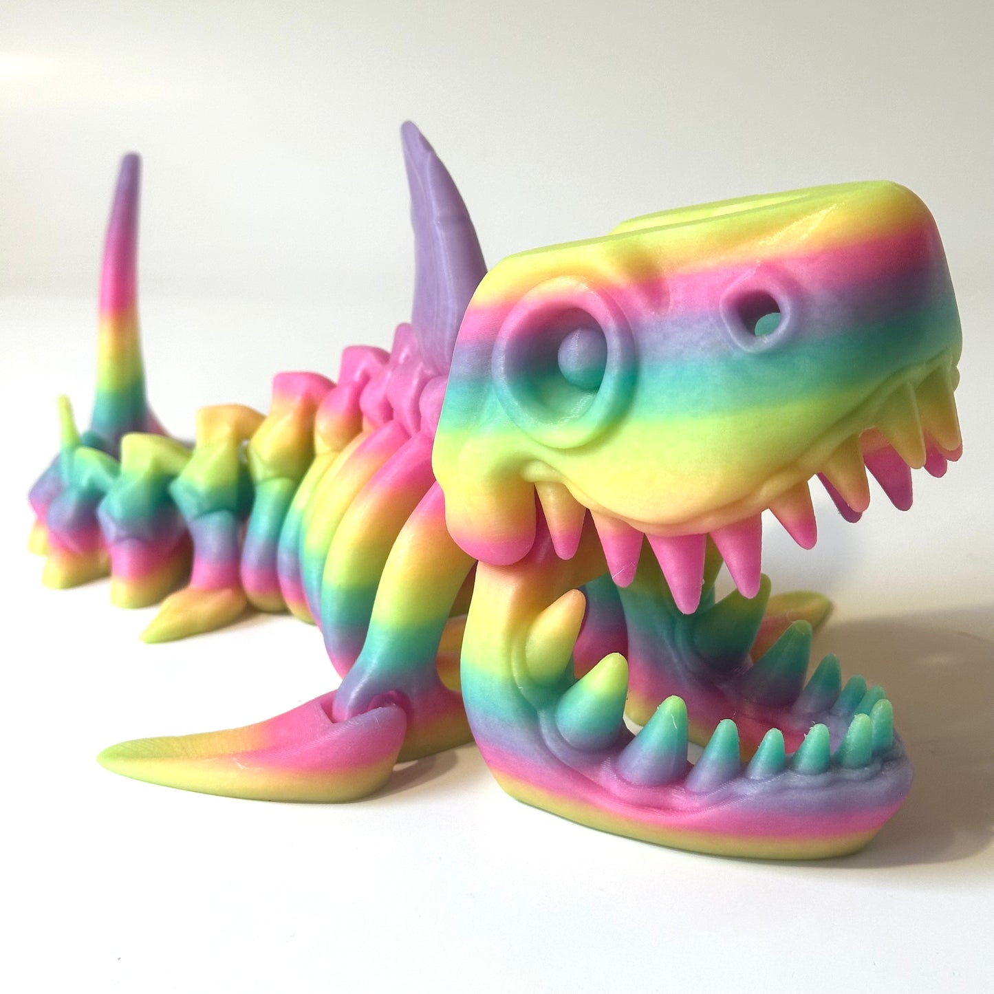 Giant Skeleton Shark - 3D Printed Articulating