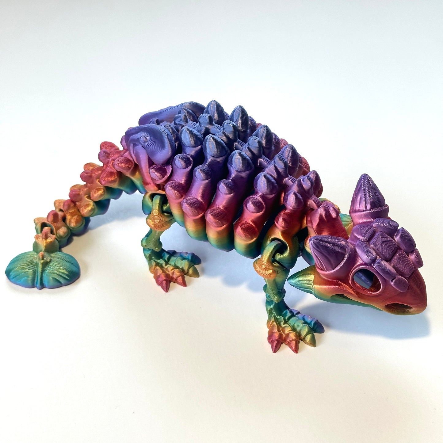 Flexi Skeleton Ankylosaurus - 3D Printed Articulating Figure