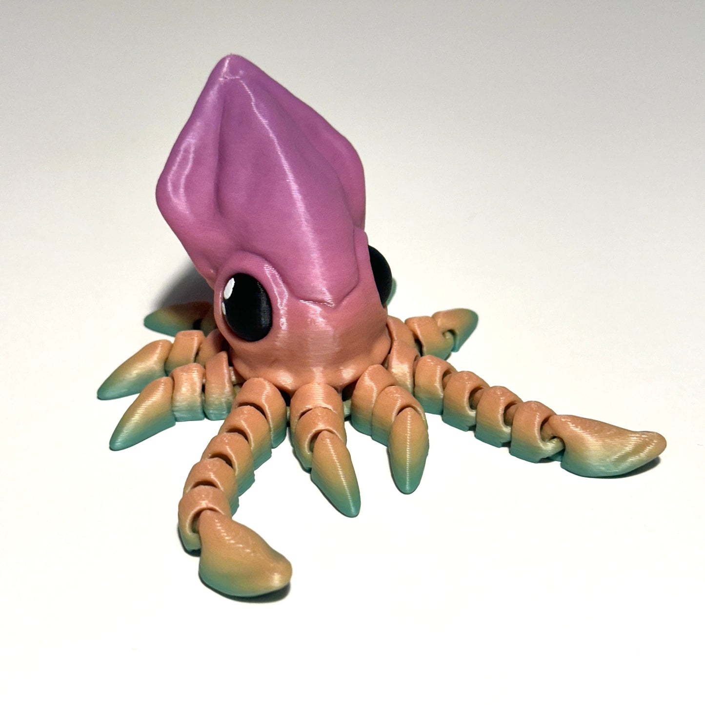 Flexi Squid - 3D Printed Articulating Figure