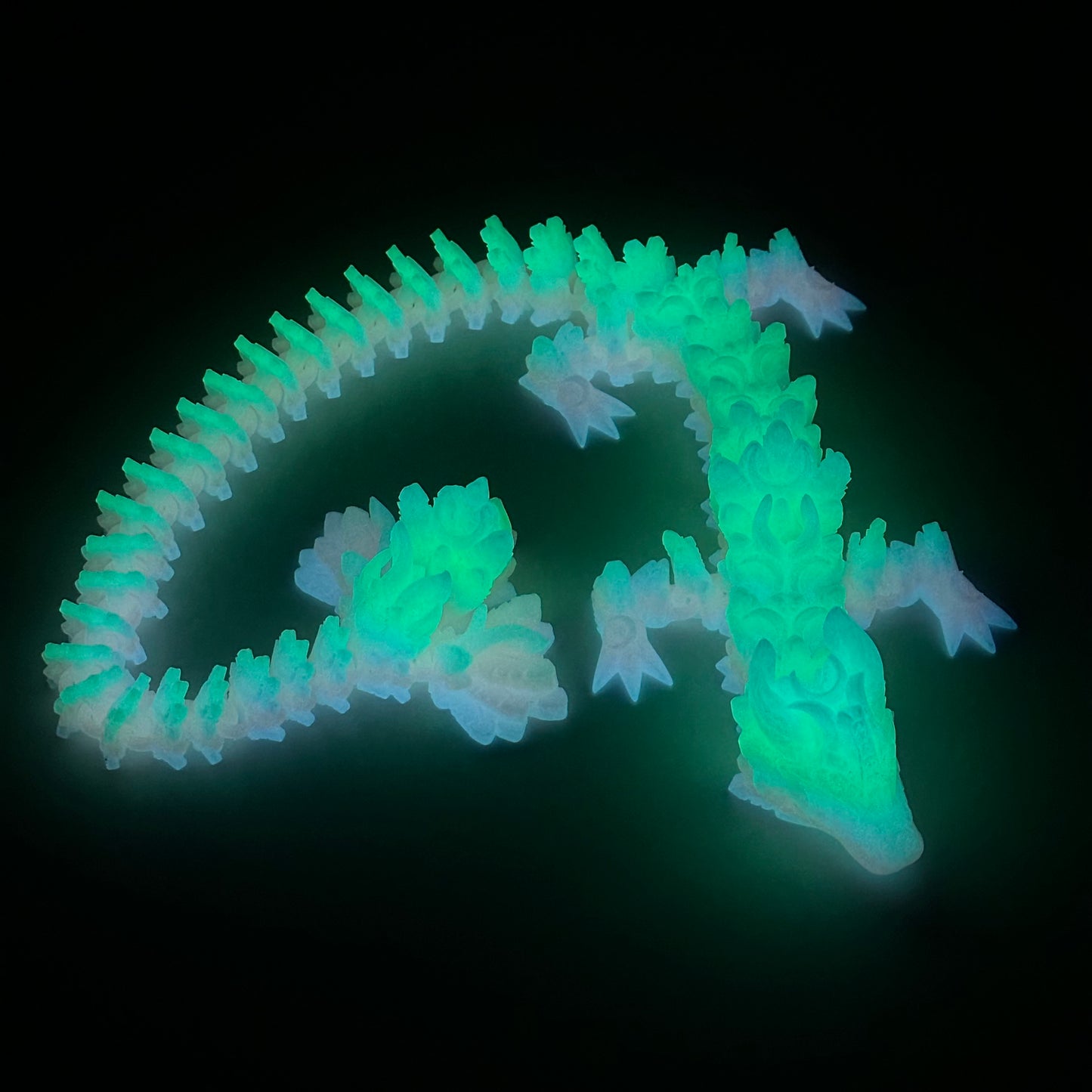 Large Lunar Dragon - 3D Printed Articulating