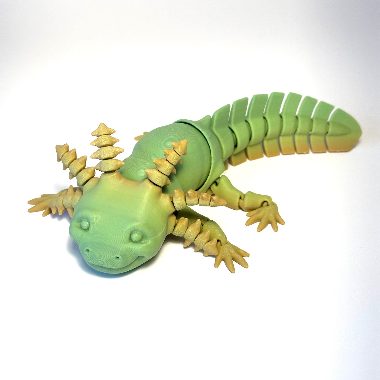 Axolotl - Fully Articulating 3D Printed Figurine
