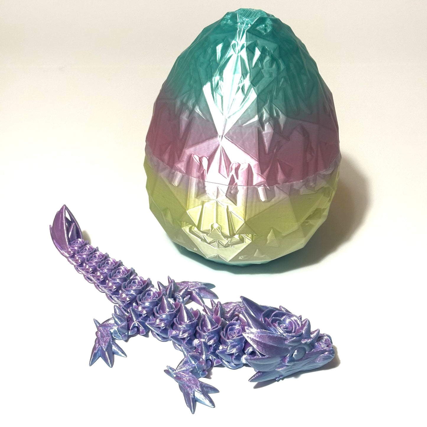 Baby Rose Dragon With Egg