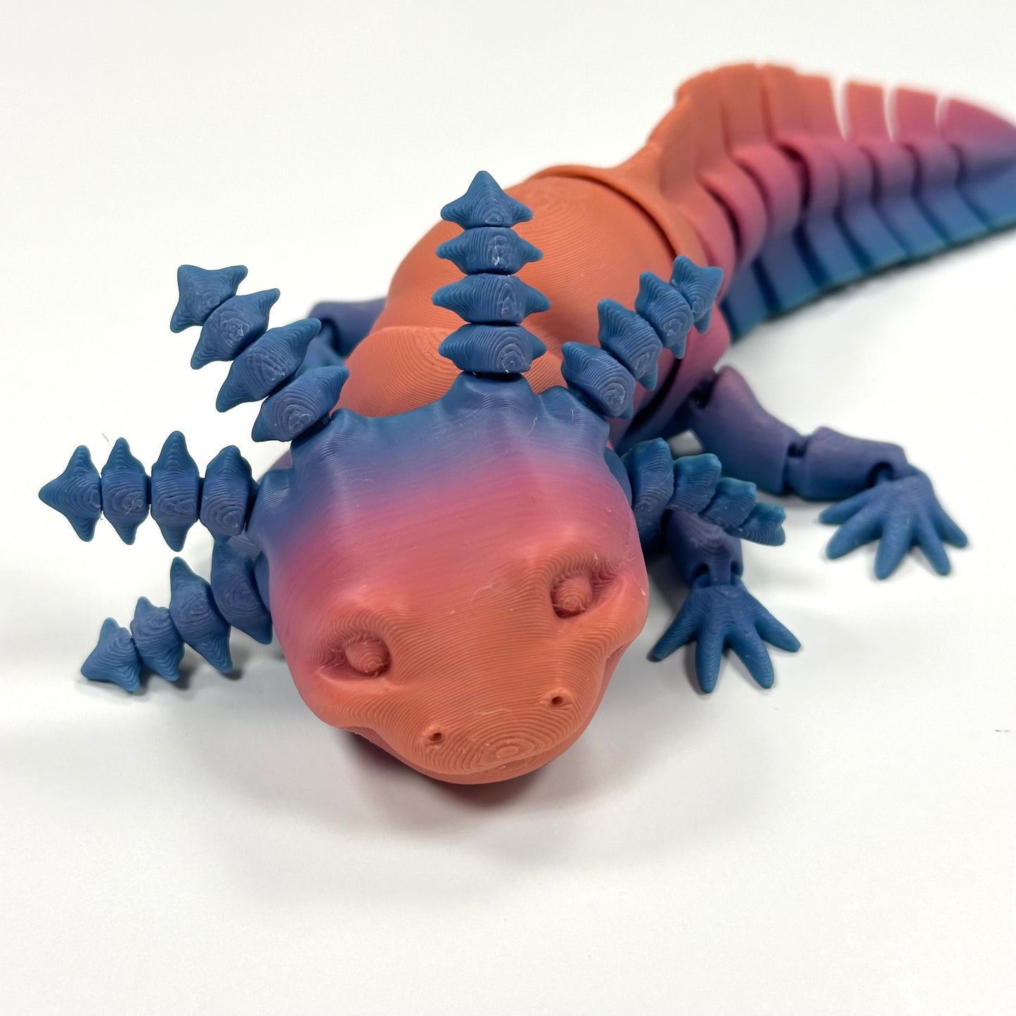 Axolotl - Fully Articulating 3D Printed Figurine