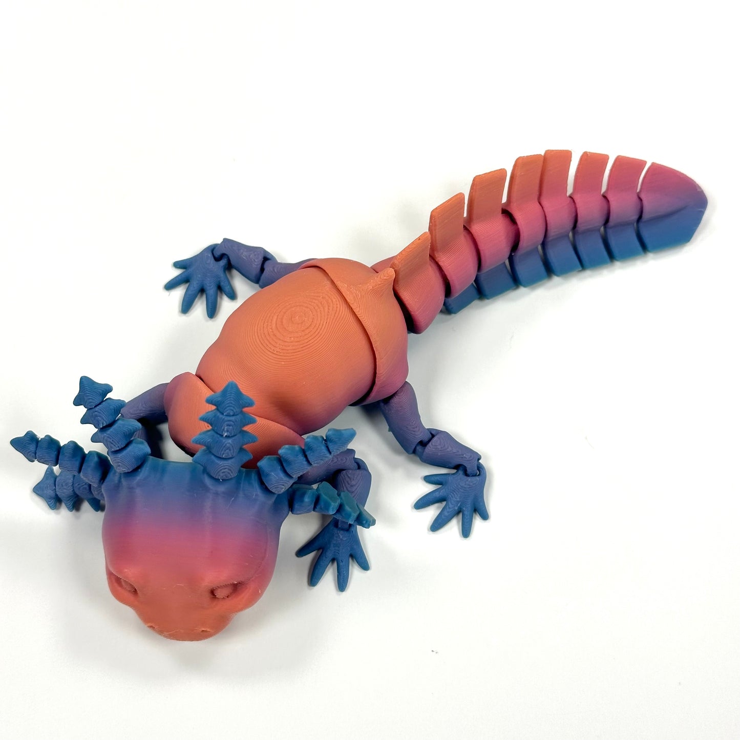 Axolotl - Fully Articulating 3D Printed Figurine