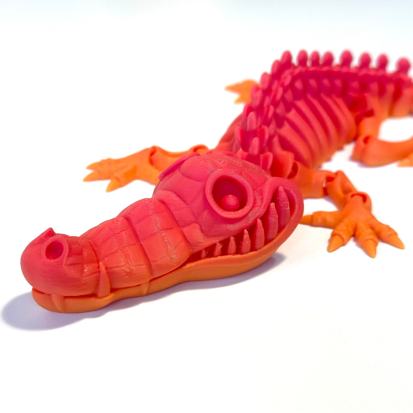 Flexible Crocodile - 3D Printed Articulating