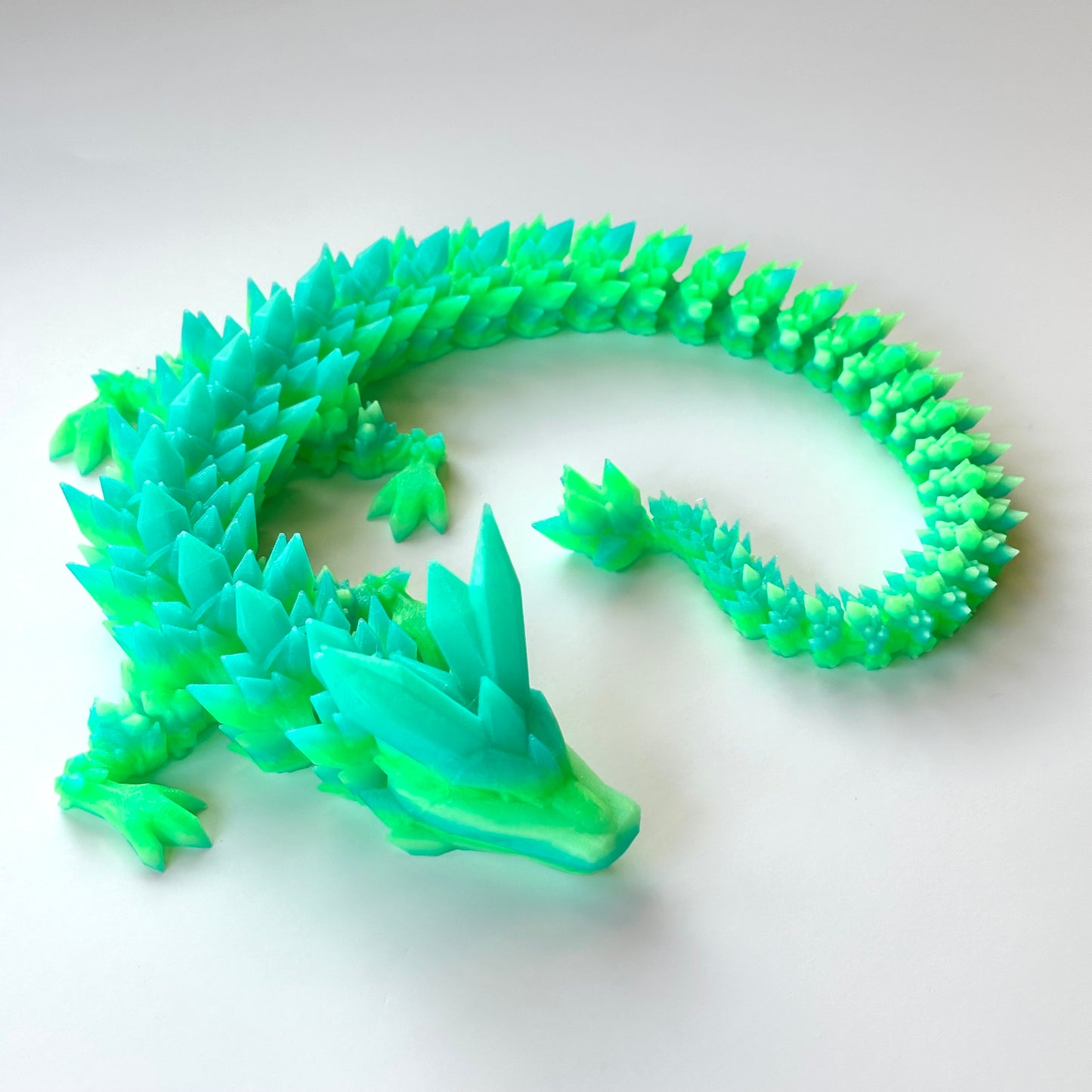 Large Crystal Dragons - 3D Printed Articulating