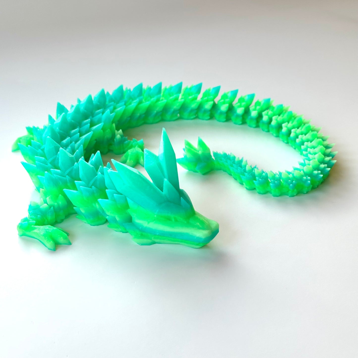 Large Crystal Dragons - 3D Printed Articulating