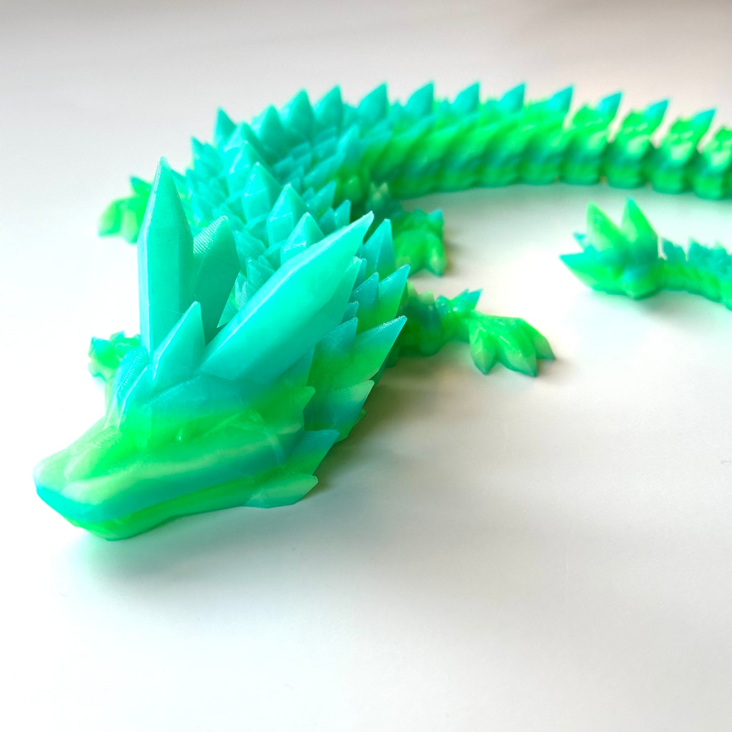Large Crystal Dragons - 3D Printed Articulating
