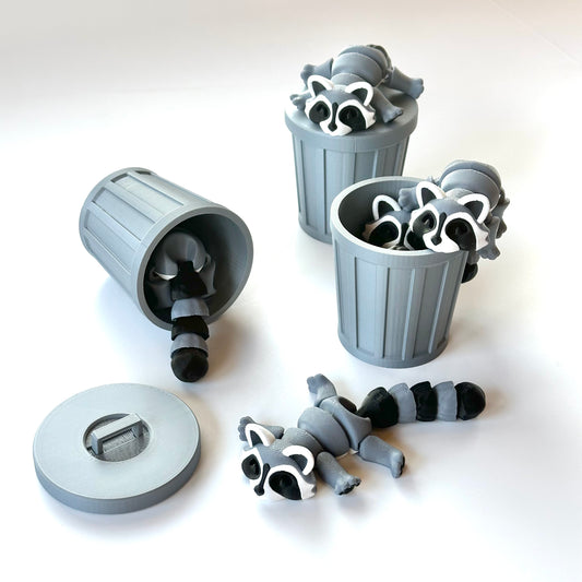 Trash Panda (Raccoon) - 3D Printed Articulating Figure