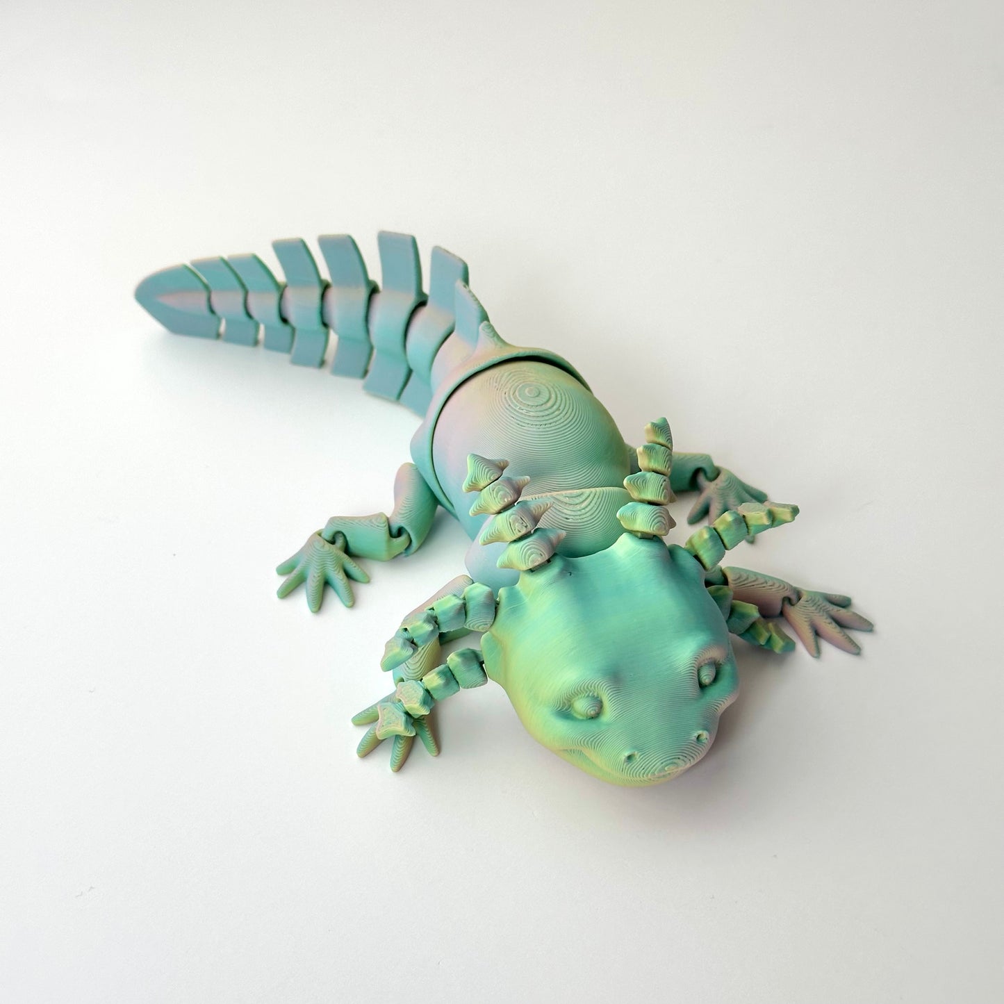 Axolotl - Fully Articulating 3D Printed Figurine