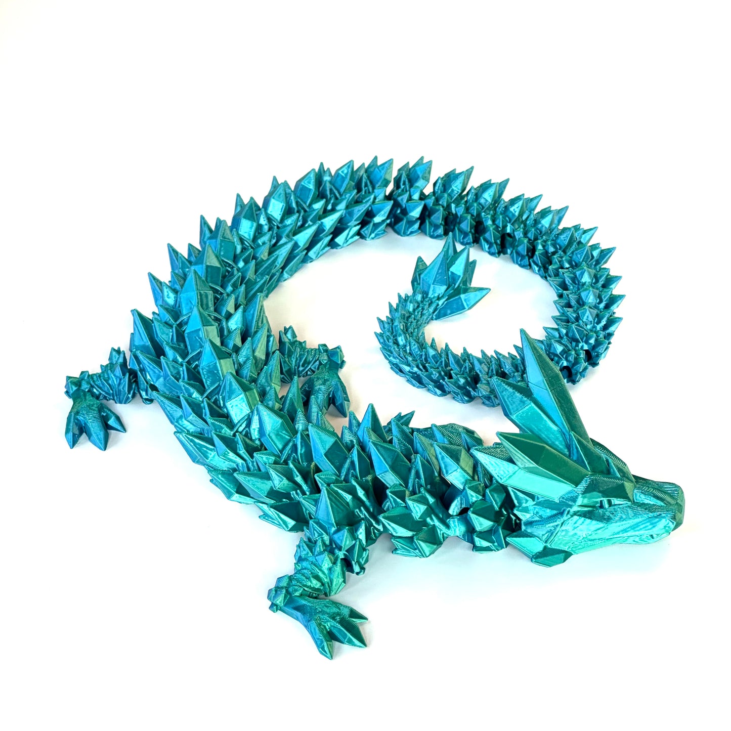 Large Crystal Dragons - 3D Printed Articulating