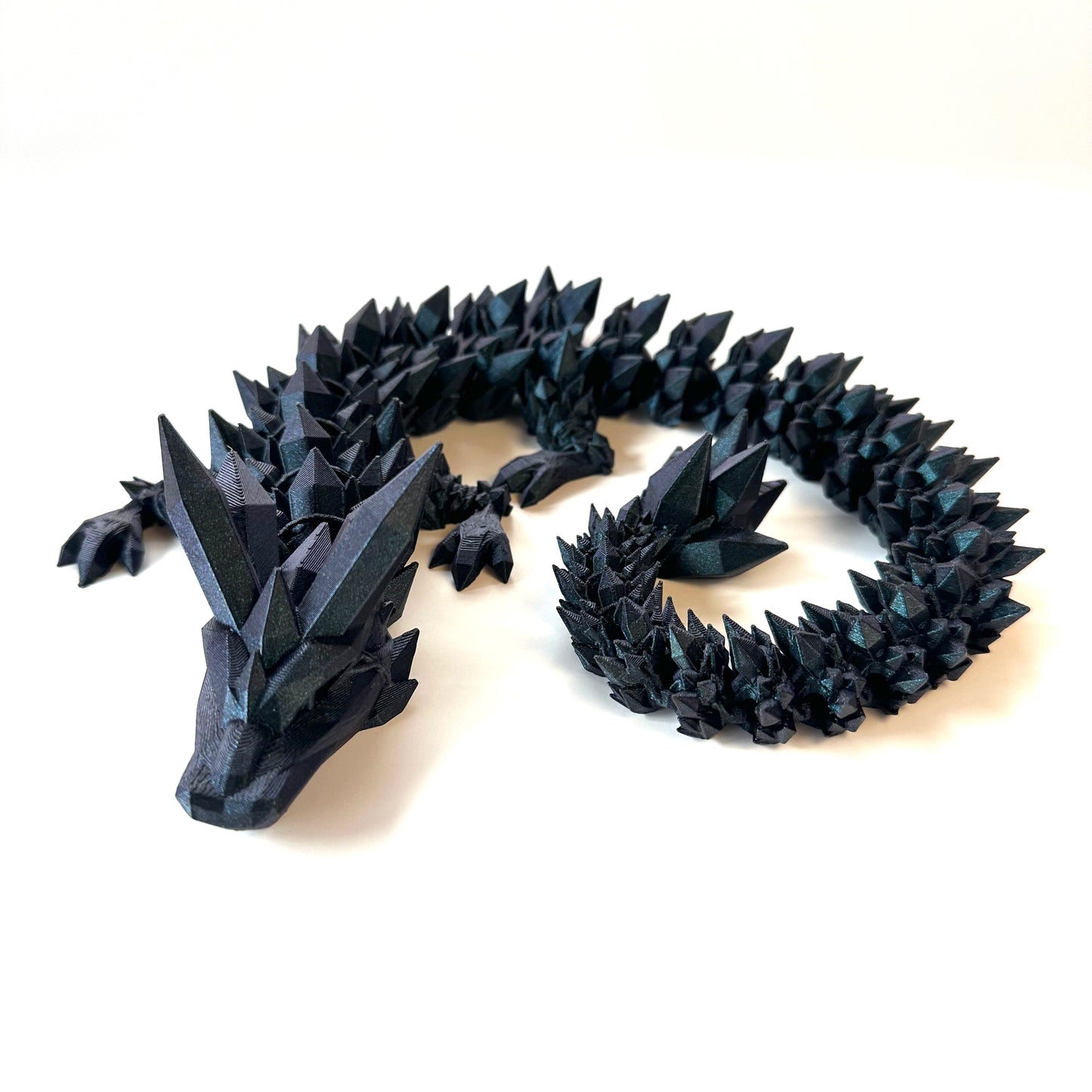 Large Crystal Dragons - 3D Printed Articulating