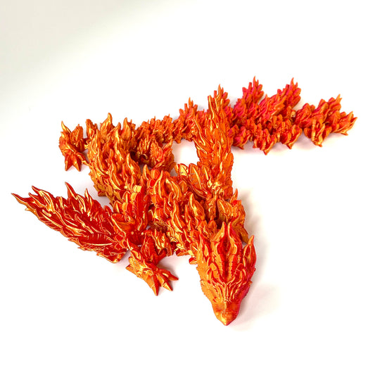 Large Phoenix Dragon - 3D Printed Articulating