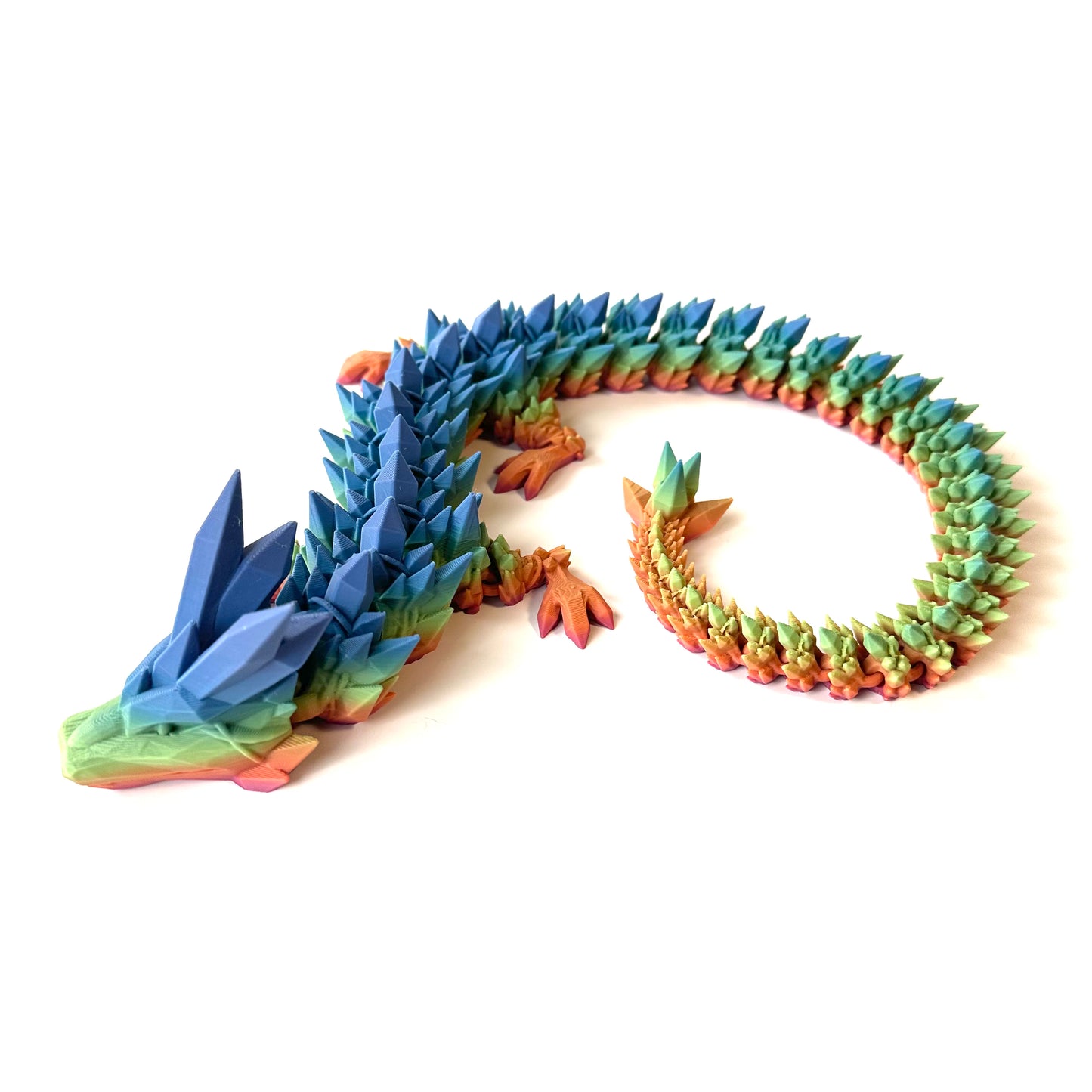 Large Crystal Dragons - 3D Printed Articulating