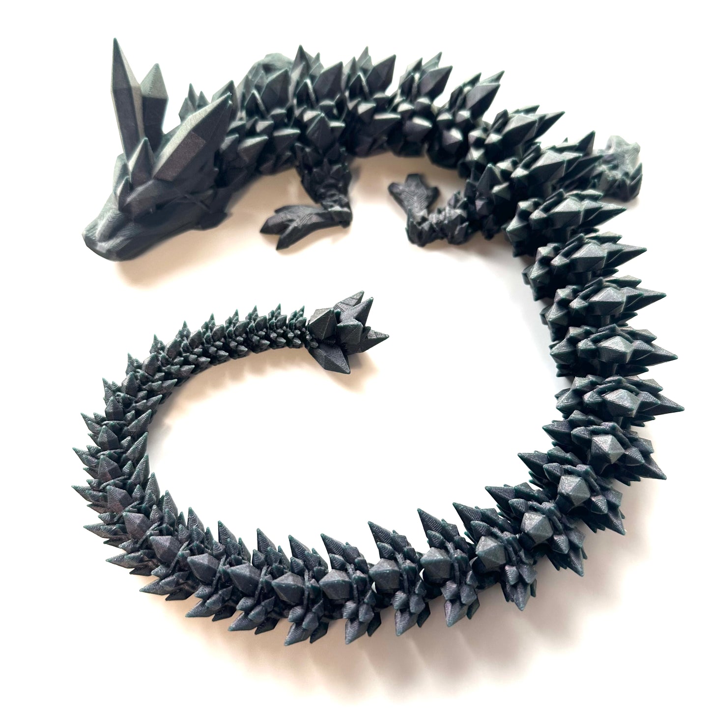 Large Crystal Dragons - 3D Printed Articulating
