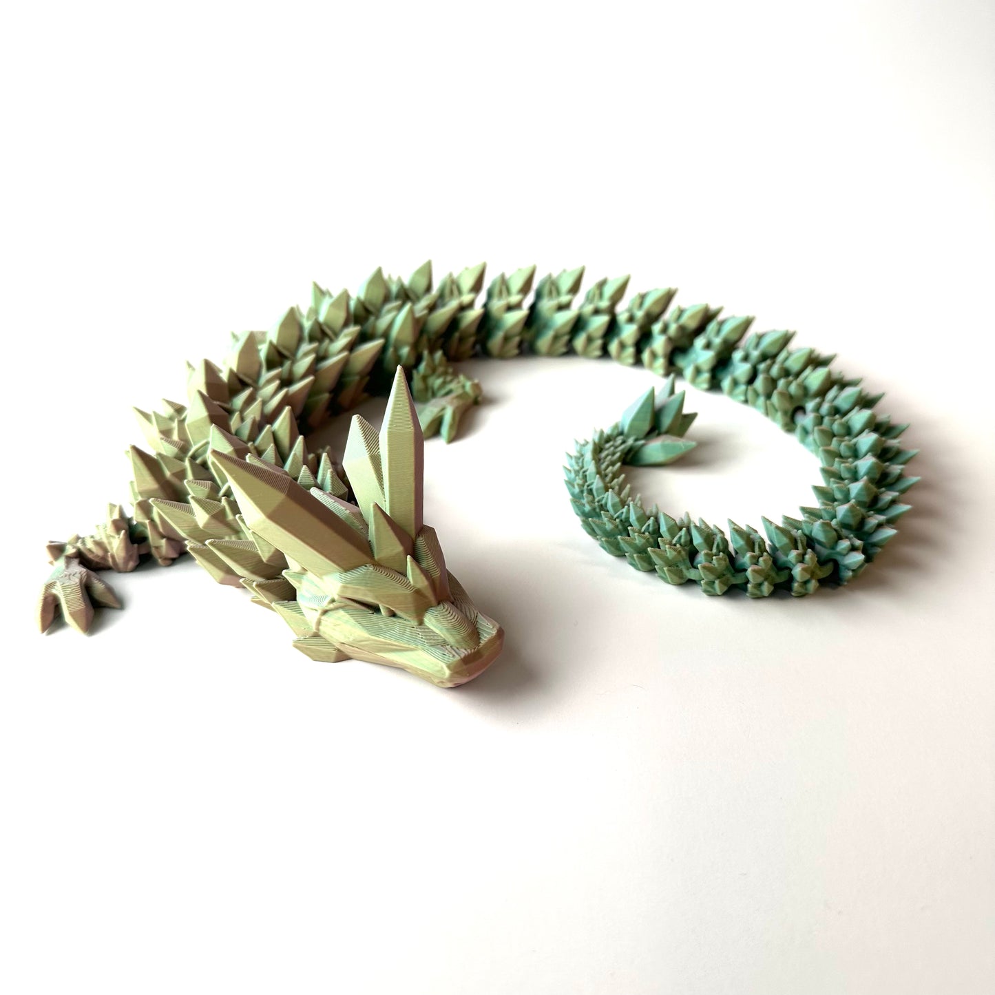 Large Crystal Dragons - 3D Printed Articulating