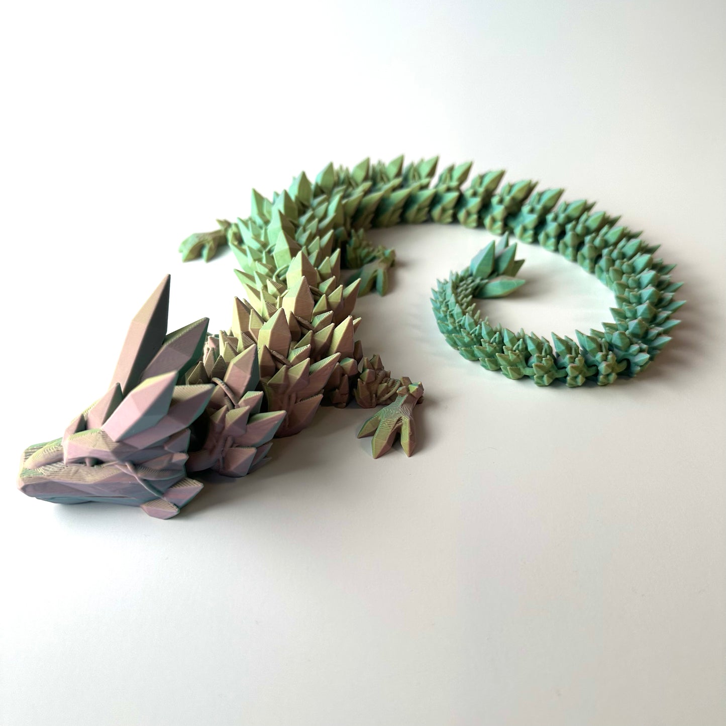 Large Crystal Dragons - 3D Printed Articulating