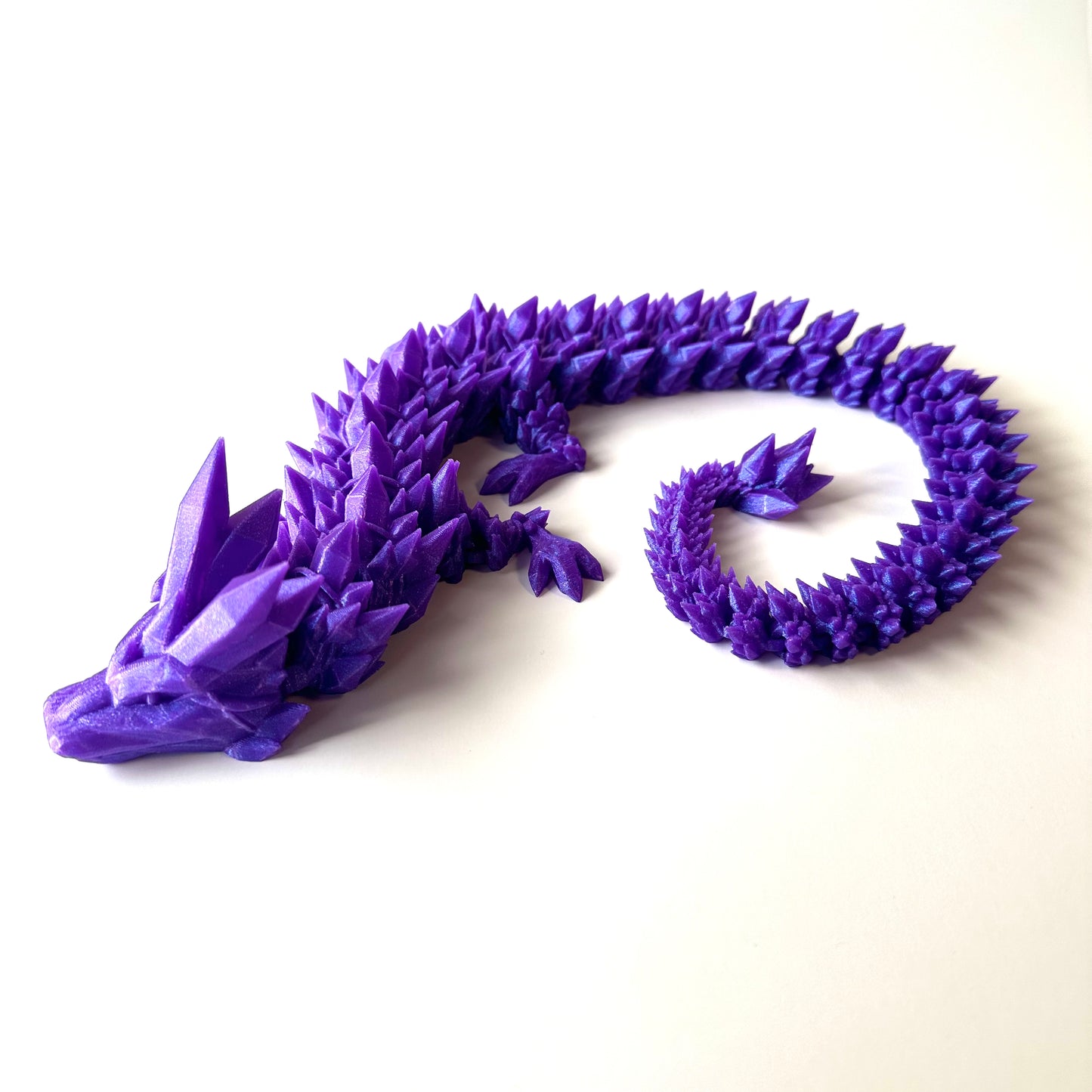 Large Crystal Dragons - 3D Printed Articulating