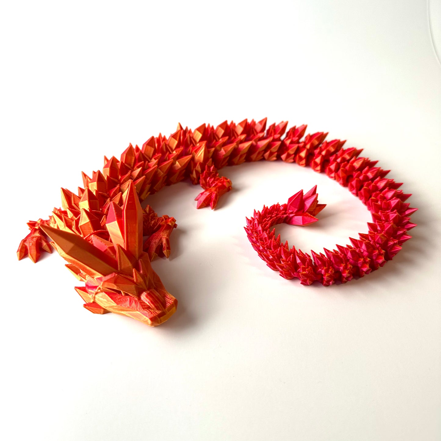 Large Crystal Dragons - 3D Printed Articulating