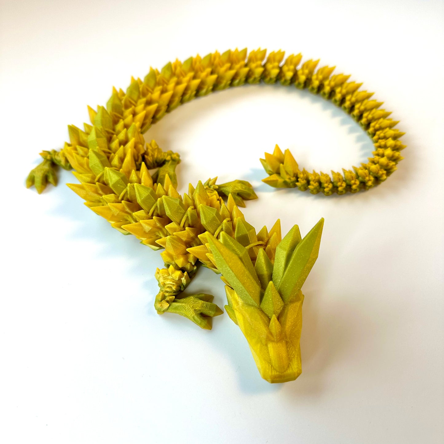 Large Crystal Dragons - 3D Printed Articulating