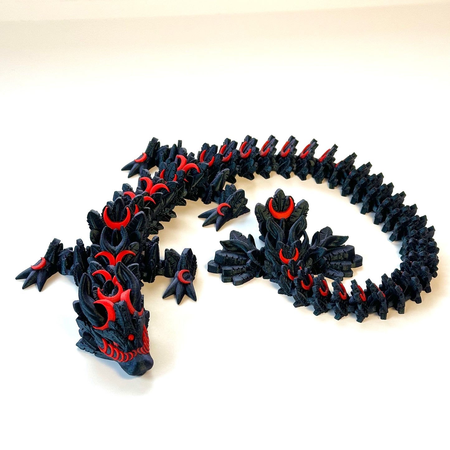 Large Lunar Dragon - 3D Printed Articulating