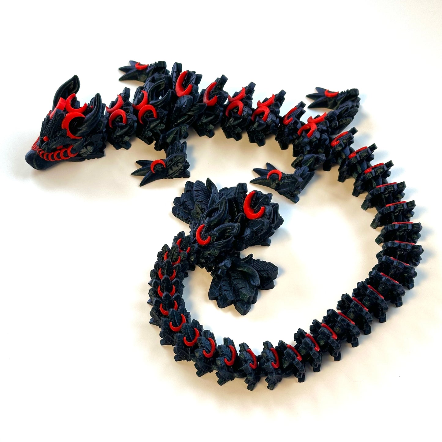 Large Lunar Dragon - 3D Printed Articulating
