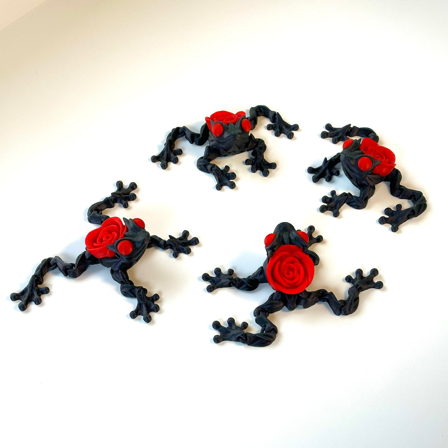 Rose Frog - 3D Printed Articulating Figurine