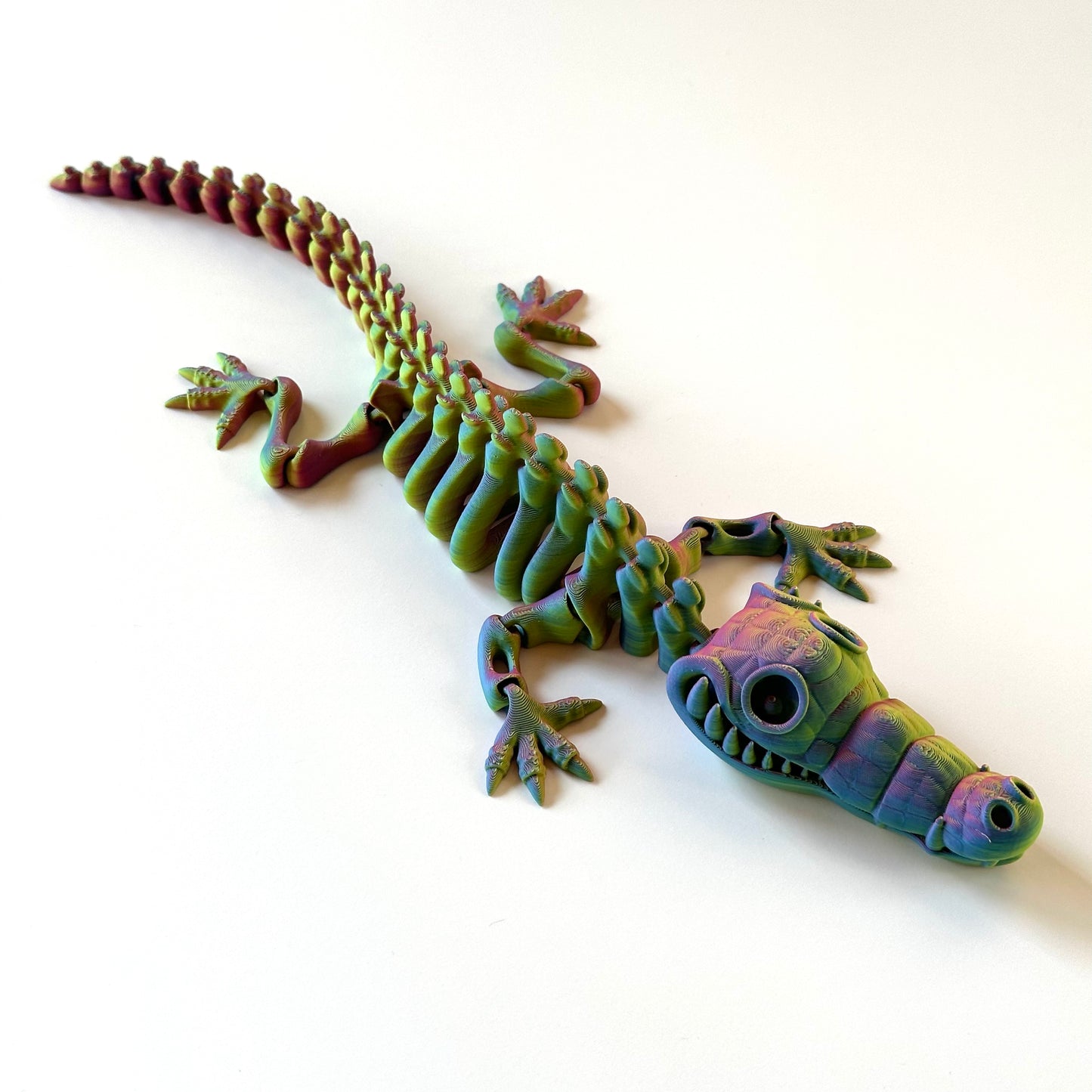 Flexible Crocodile - 3D Printed Articulating
