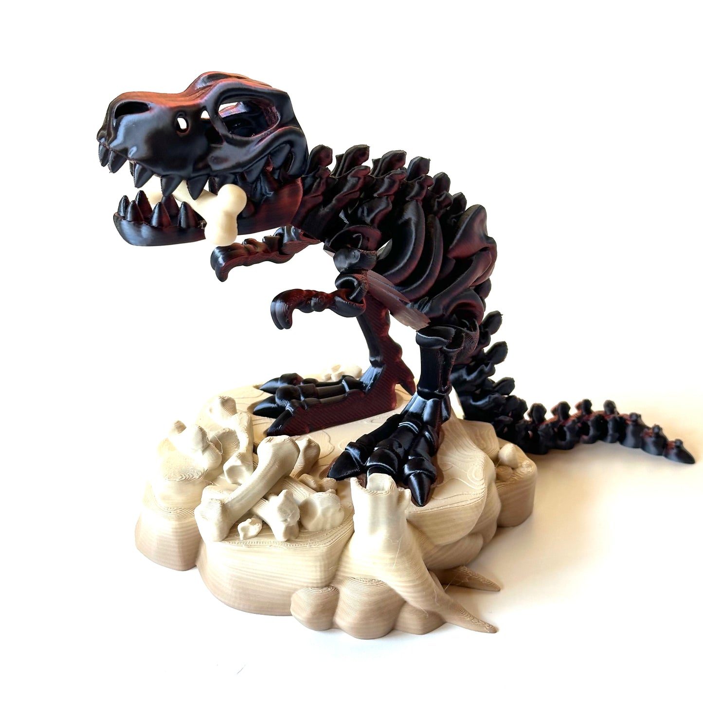 Flexi T-Rex - 3D Printed Articulating Figurine