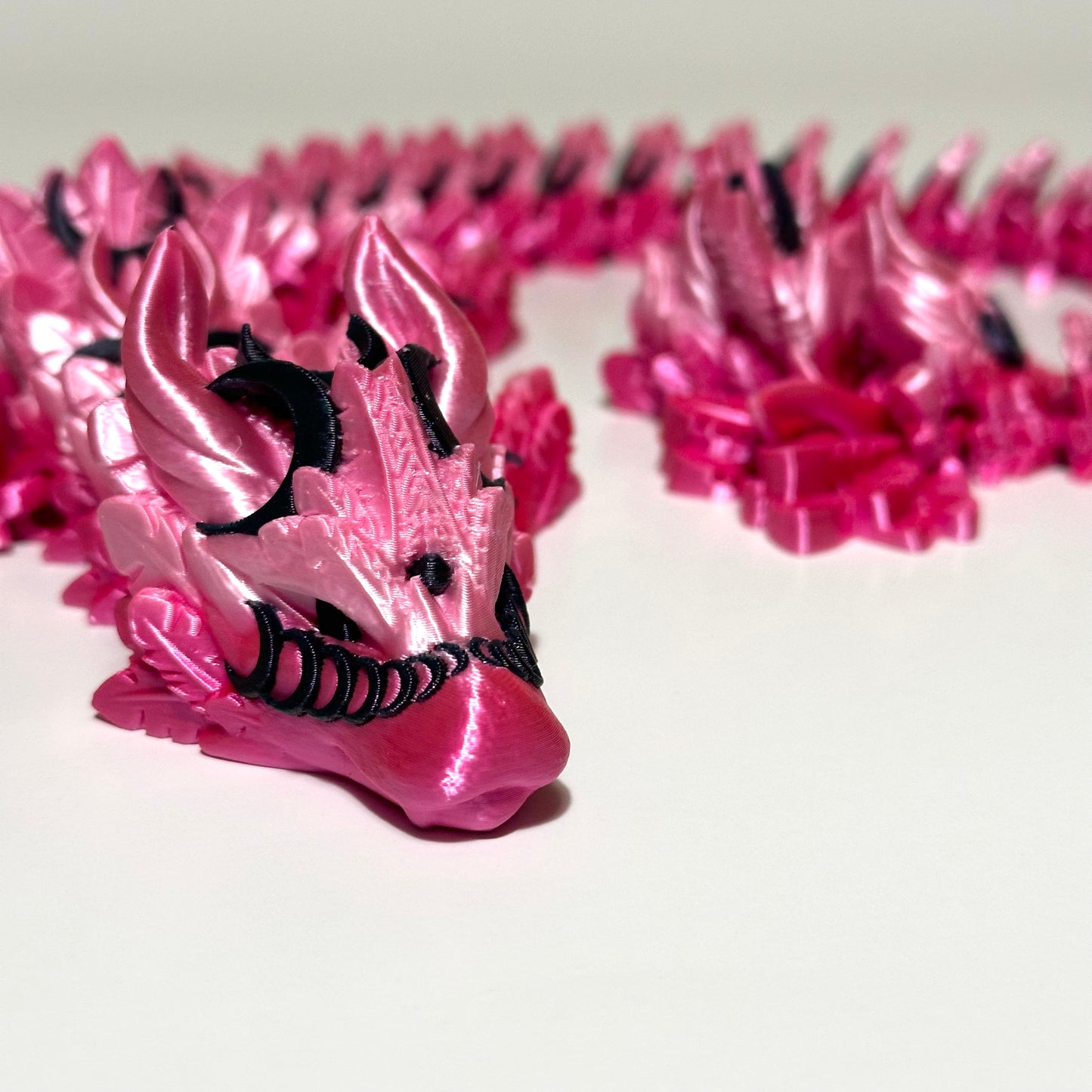 Large Lunar Dragon - 3D Printed Articulating
