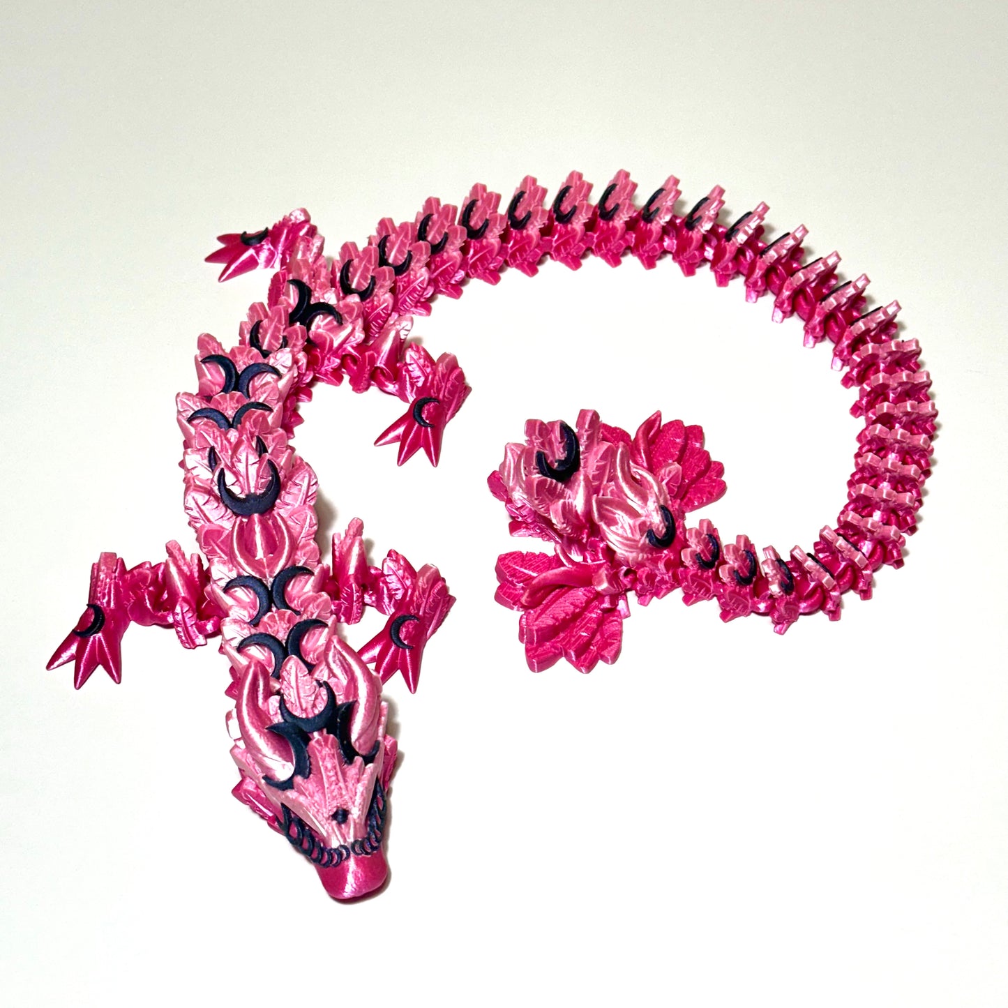 Large Lunar Dragon - 3D Printed Articulating