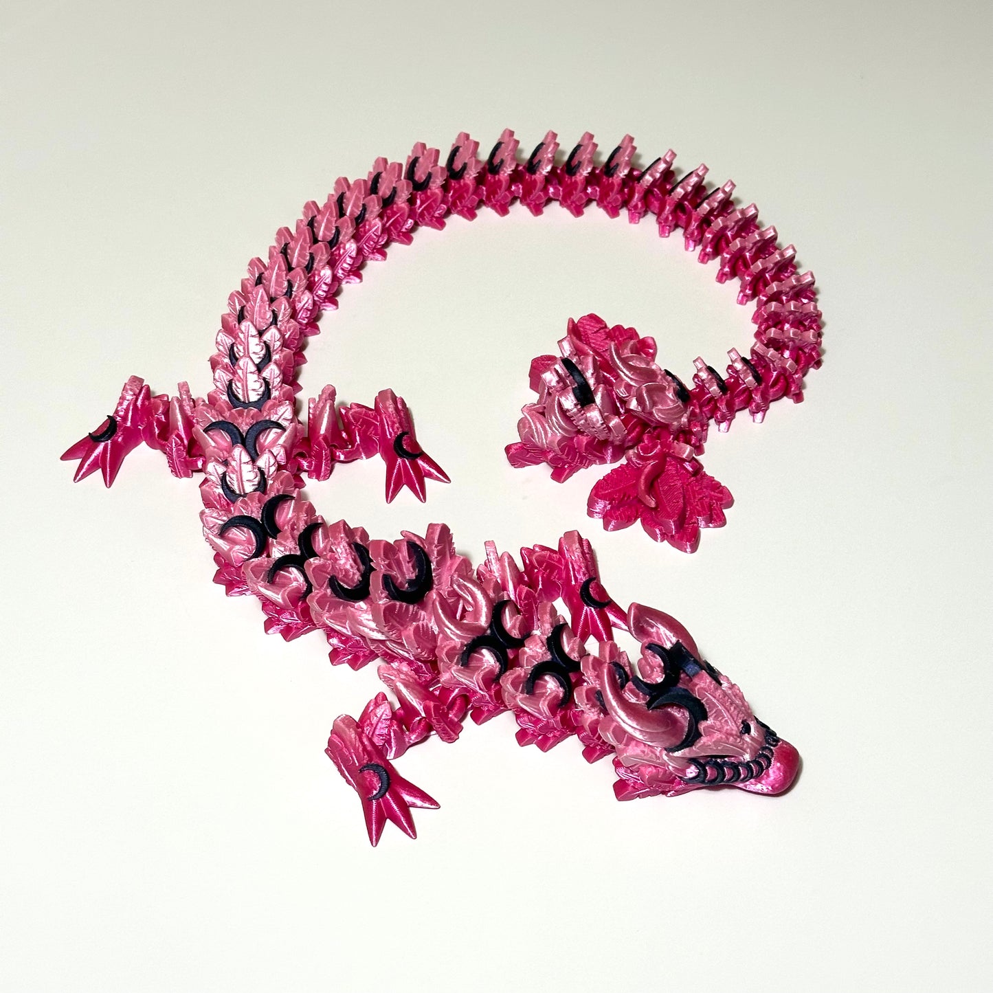 Large Lunar Dragon - 3D Printed Articulating