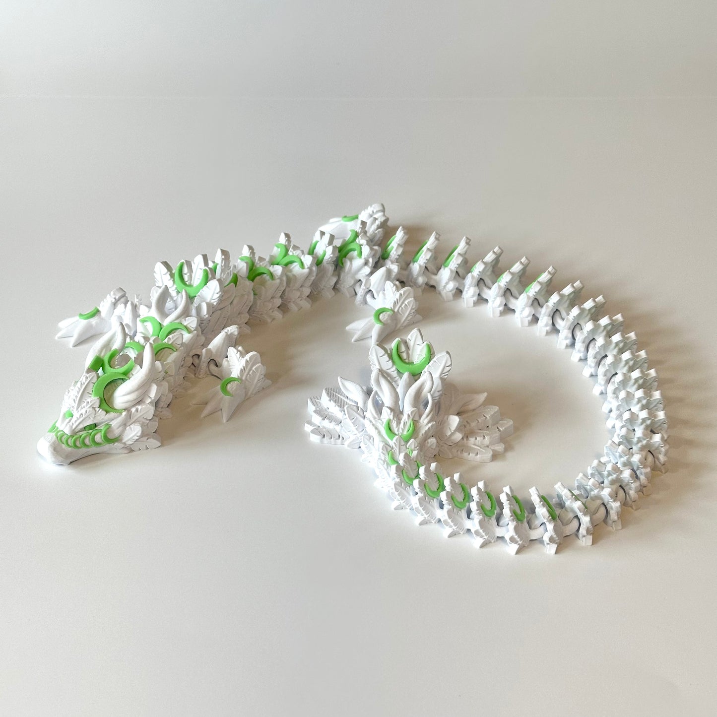Large Lunar Dragon - 3D Printed Articulating