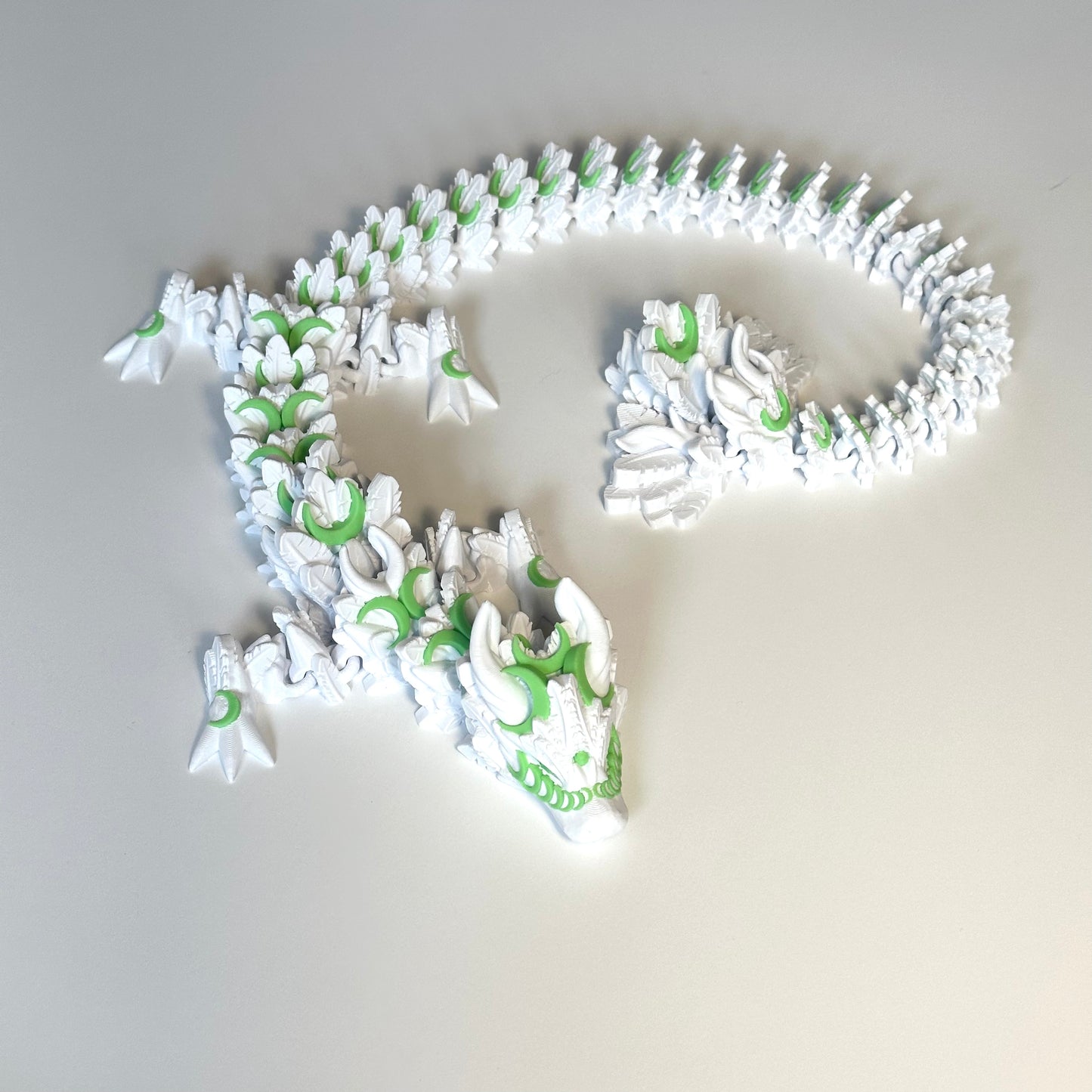 Large Lunar Dragon - 3D Printed Articulating