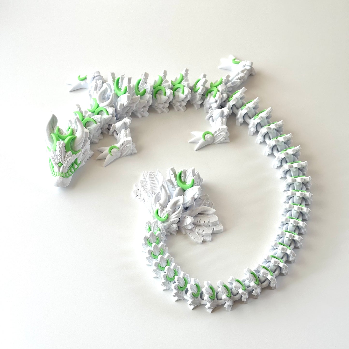 Large Lunar Dragon - 3D Printed Articulating