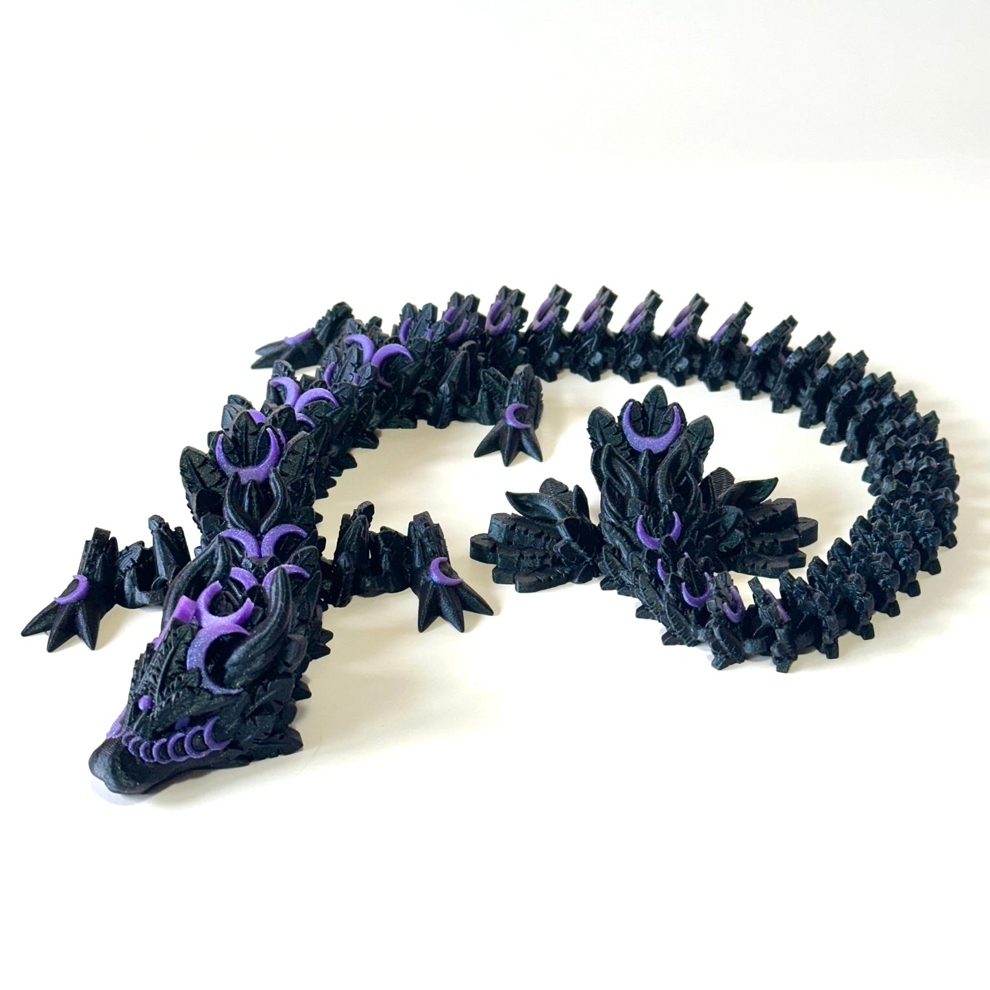 Large Lunar Dragon - 3D Printed Articulating