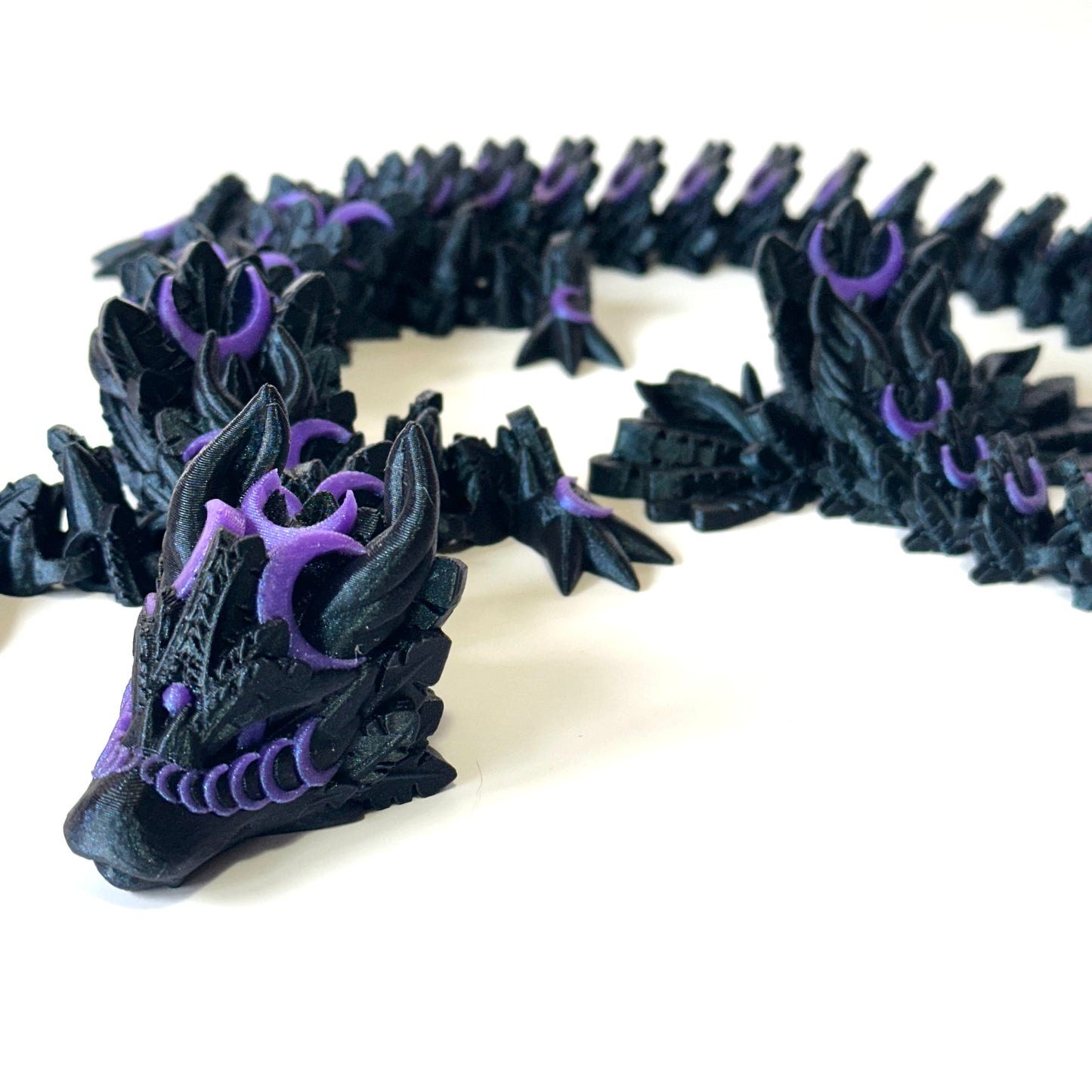 Large Lunar Dragon - 3D Printed Articulating