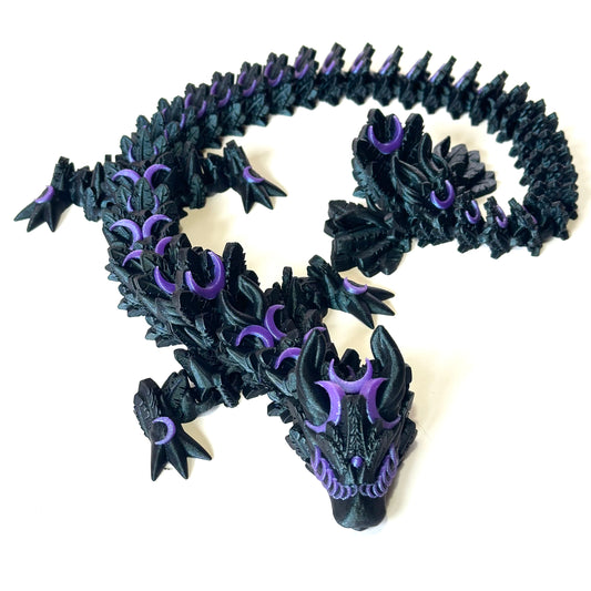 Large Lunar Dragon - 3D Printed Articulating