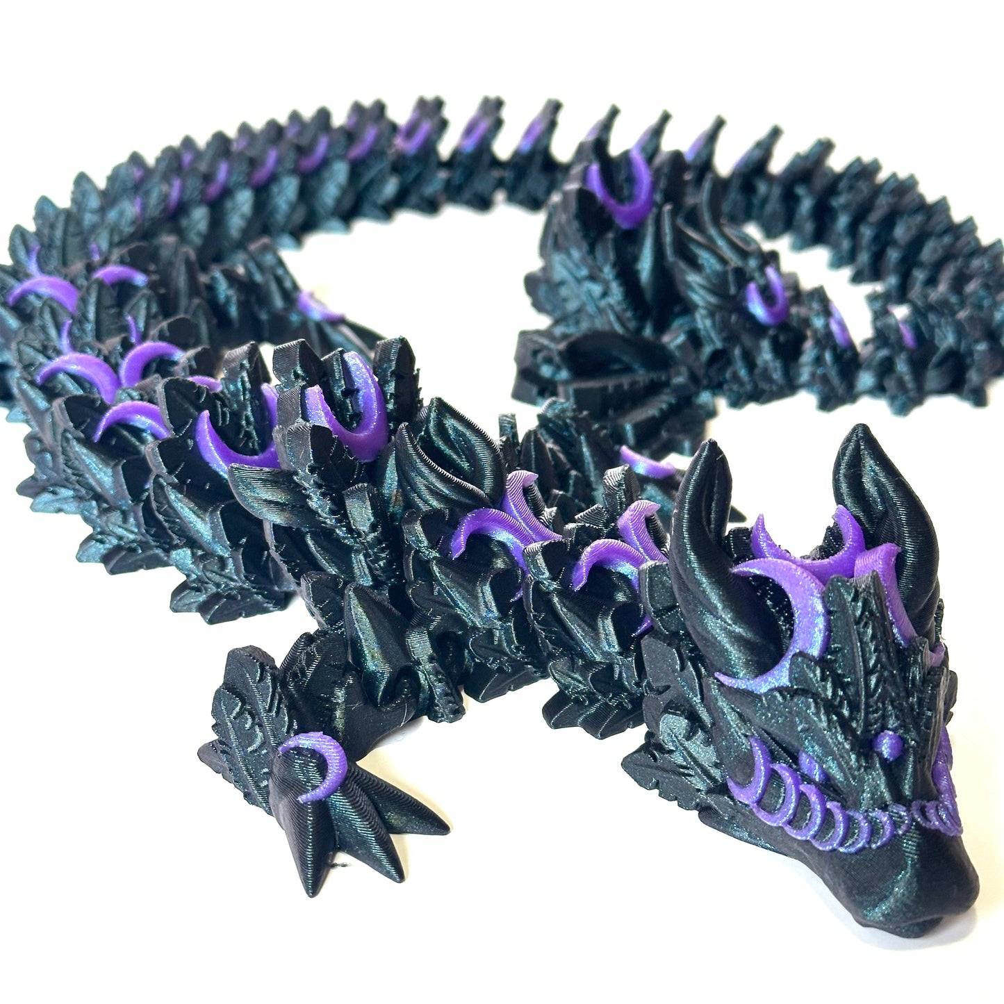 Large Lunar Dragon - 3D Printed Articulating