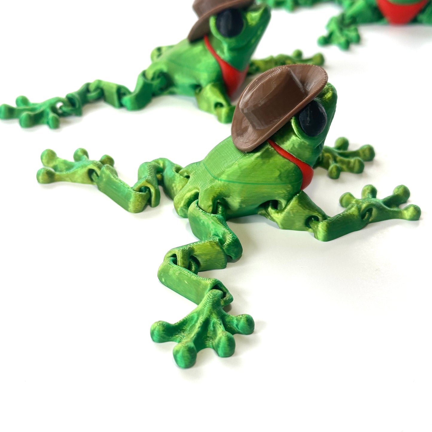 Cowboy Frog - 3D Printed Articulating Figure