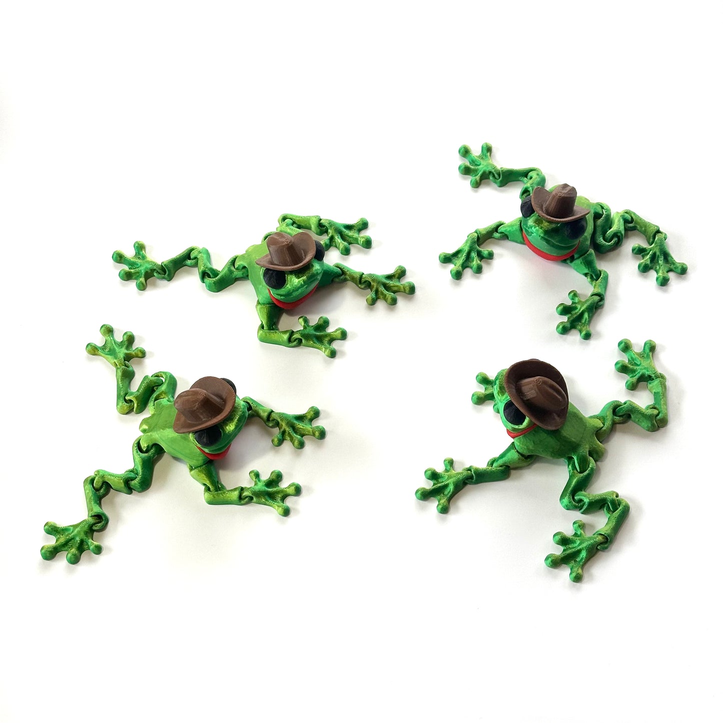 Cowboy Frog - 3D Printed Articulating Figure