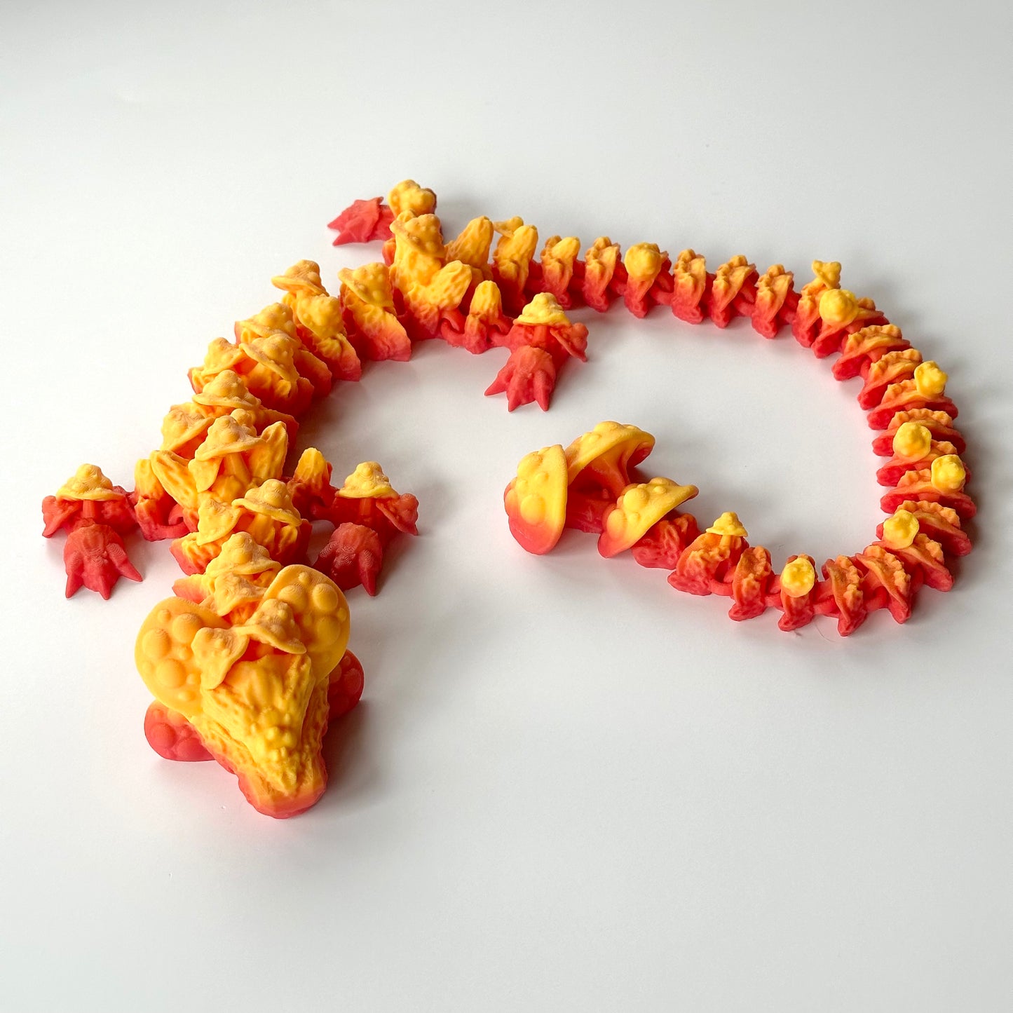 Large Mushroom Dragon - 3D Printed Articulating Figure